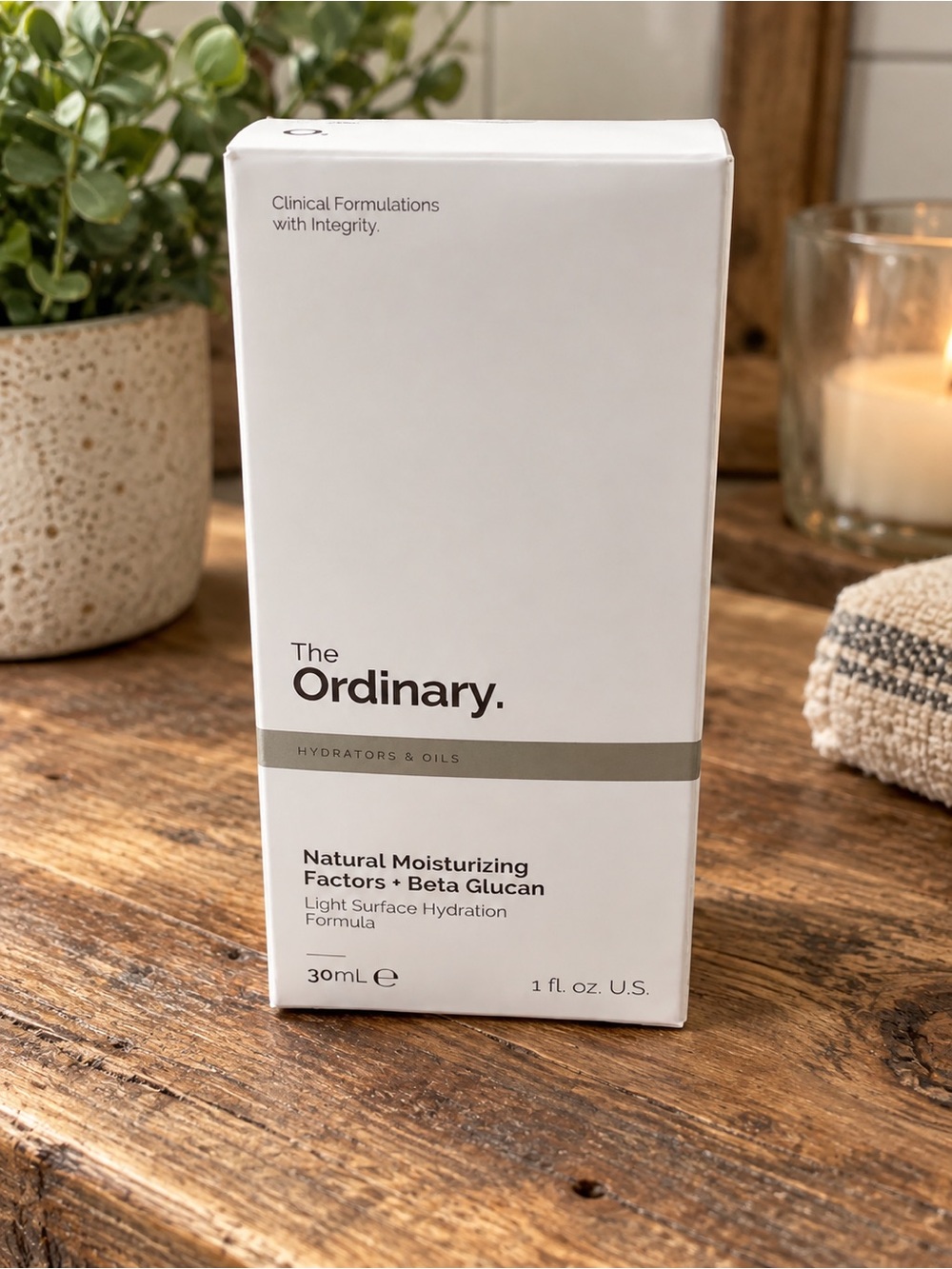 The Ordinary White Moisturizer — Natural Moisturizing Factors + Beta Glucan,30ML
